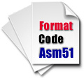 Download FormatCode 8051 Assembly Code Formatter 8051 Assembly Code Formatter