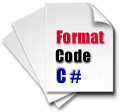 Download FormatCode C# Code Formatter C# Code Formatter